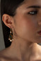 Gold Plated Kundun Earrings