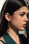 Gold plated Meena Earrings