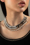 SILVER PLATED KUNDAN CHOKER