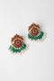 GOLD PLATED KUNDAN EARRINGS