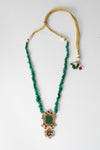 GOLD PLATED JADE NECKLACE